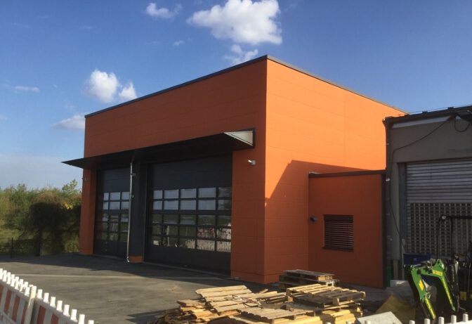 AM Diedenbergen - Schlüsselfertiger Neubau einer Werkstatt, Hofheim2