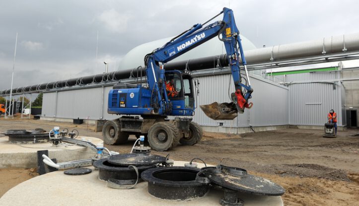 Errichtung einer Biogasanlage in Heppenheim - Außenanlagen